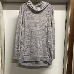 90 Degrees Gray Women's Hoodie Sweatshirt size large